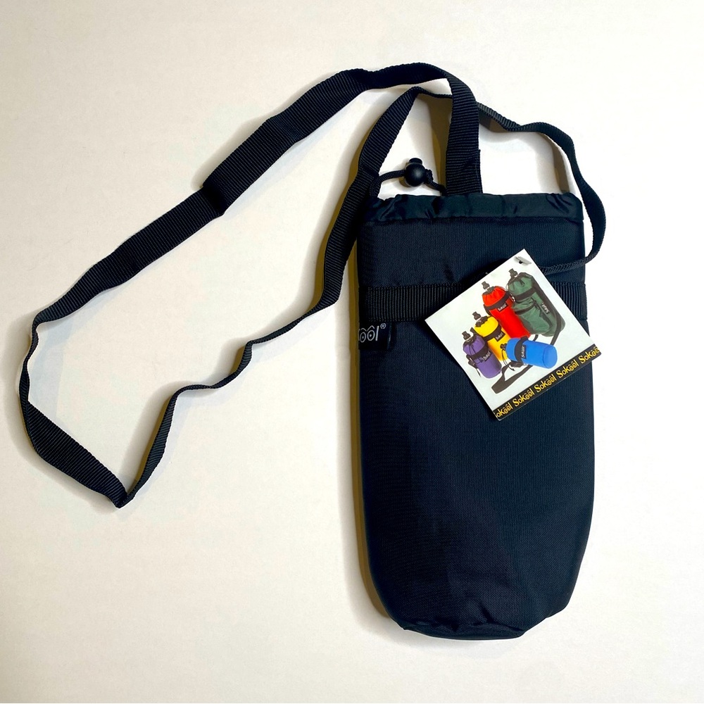 Sokool bottle bag black. Travel and hiking NWT